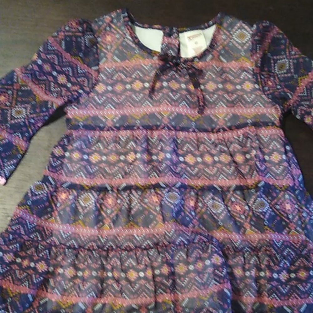 Toddler dress with fur jacket